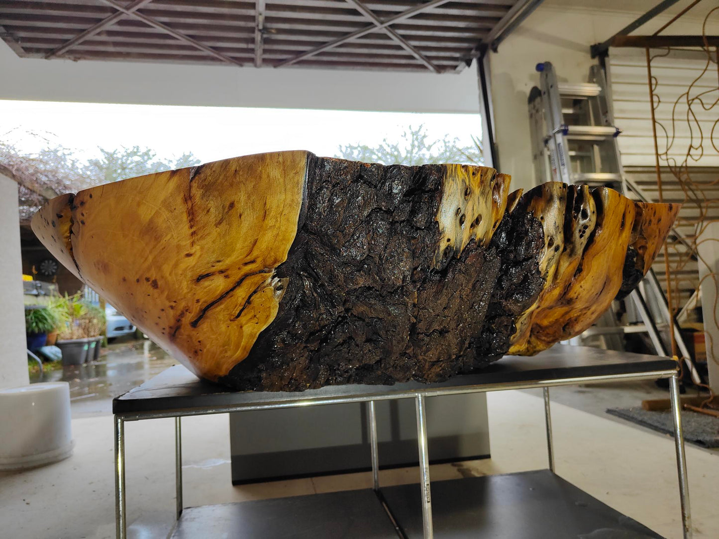 A Big Bowl - Macrocarpa Table